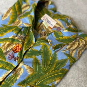 Vintage Reyn Spooner Men’s Palm Tree Hawaiian Shirt Men’s Medium 100% Spun Rayon